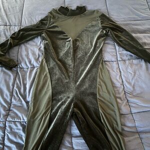 Black Velvet Jumpsuit
